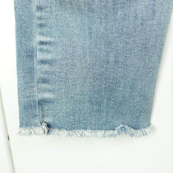 Carve Design Jeans Womens SZ 6 Slim Fit Raw Hem Organic Cotton Mid Rise Casual - Picture 8 of 11